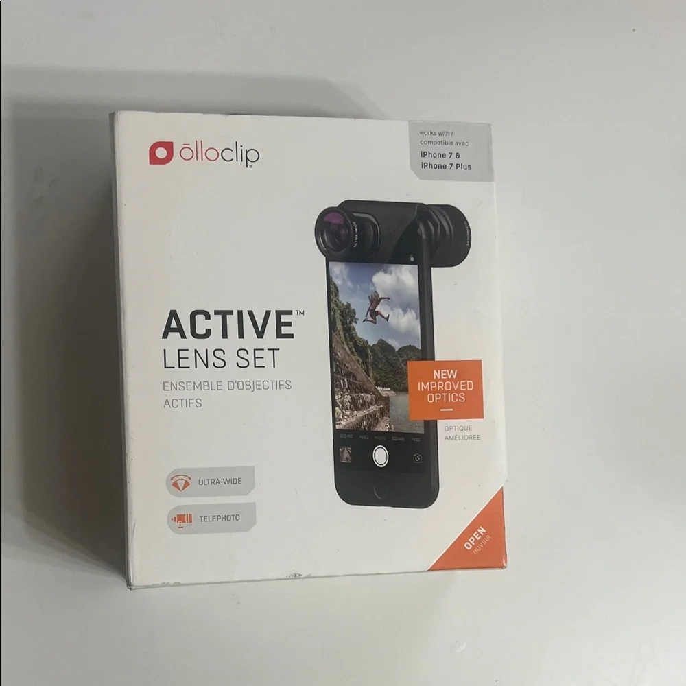 Active Lens Set for iPhone 7/7 Plus - Black